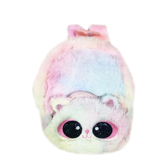 Cute Plush Unicorn Toddler Mini Travel Bag Princess Plush Backpack for Girls 1-6 - Picture 10 of 16